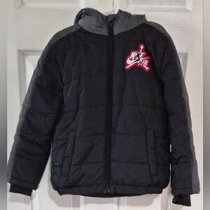 Jordan Nike Air Kids Boys Jacket Puffer Size 7 (6-7yrs) Very Nice Condition! S79